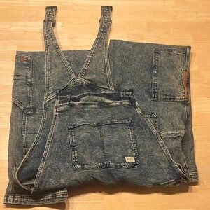 Men's Blue Denim Overalls
